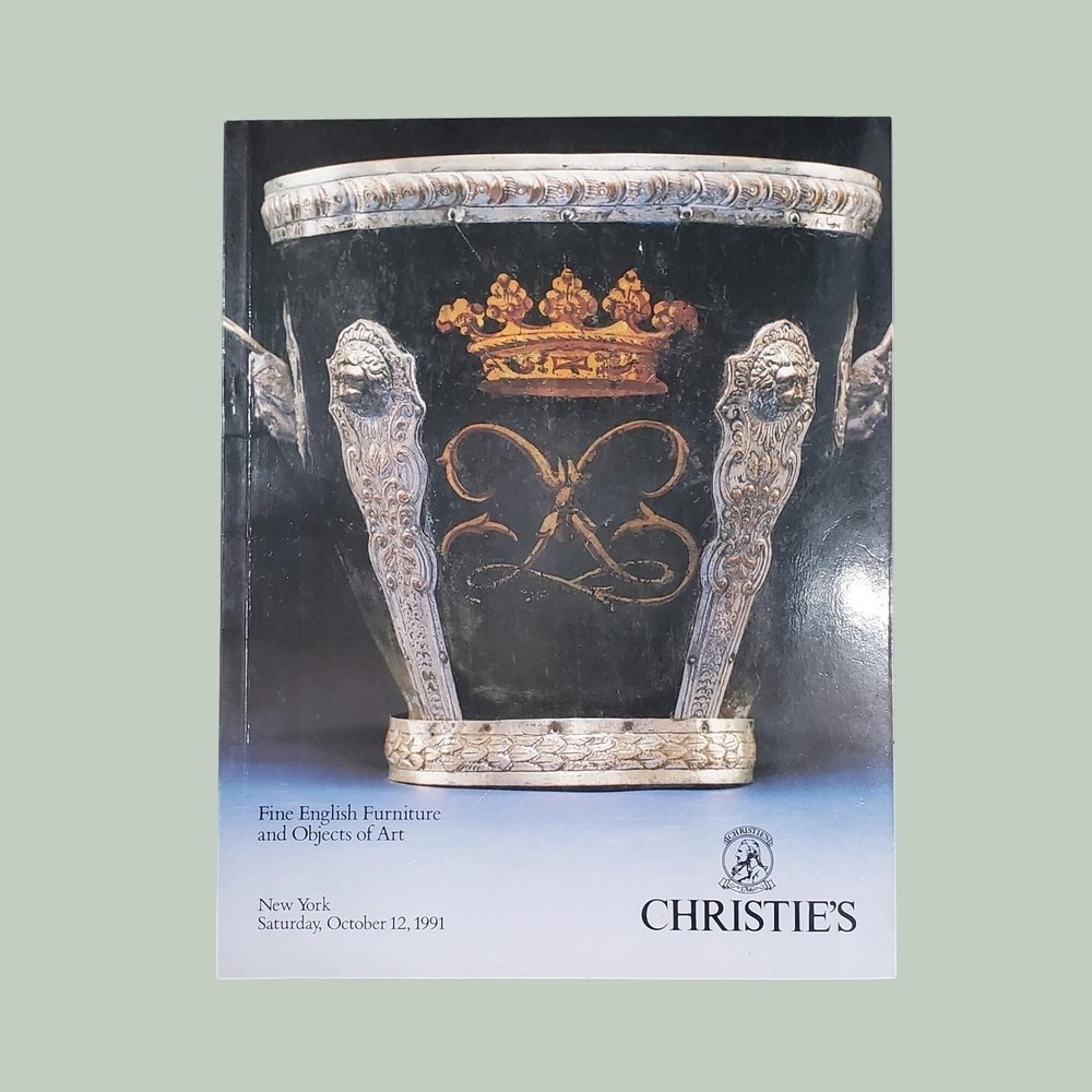 Christie's 1991 Fine English Furniture and Objects of Art Auction Catalog NY